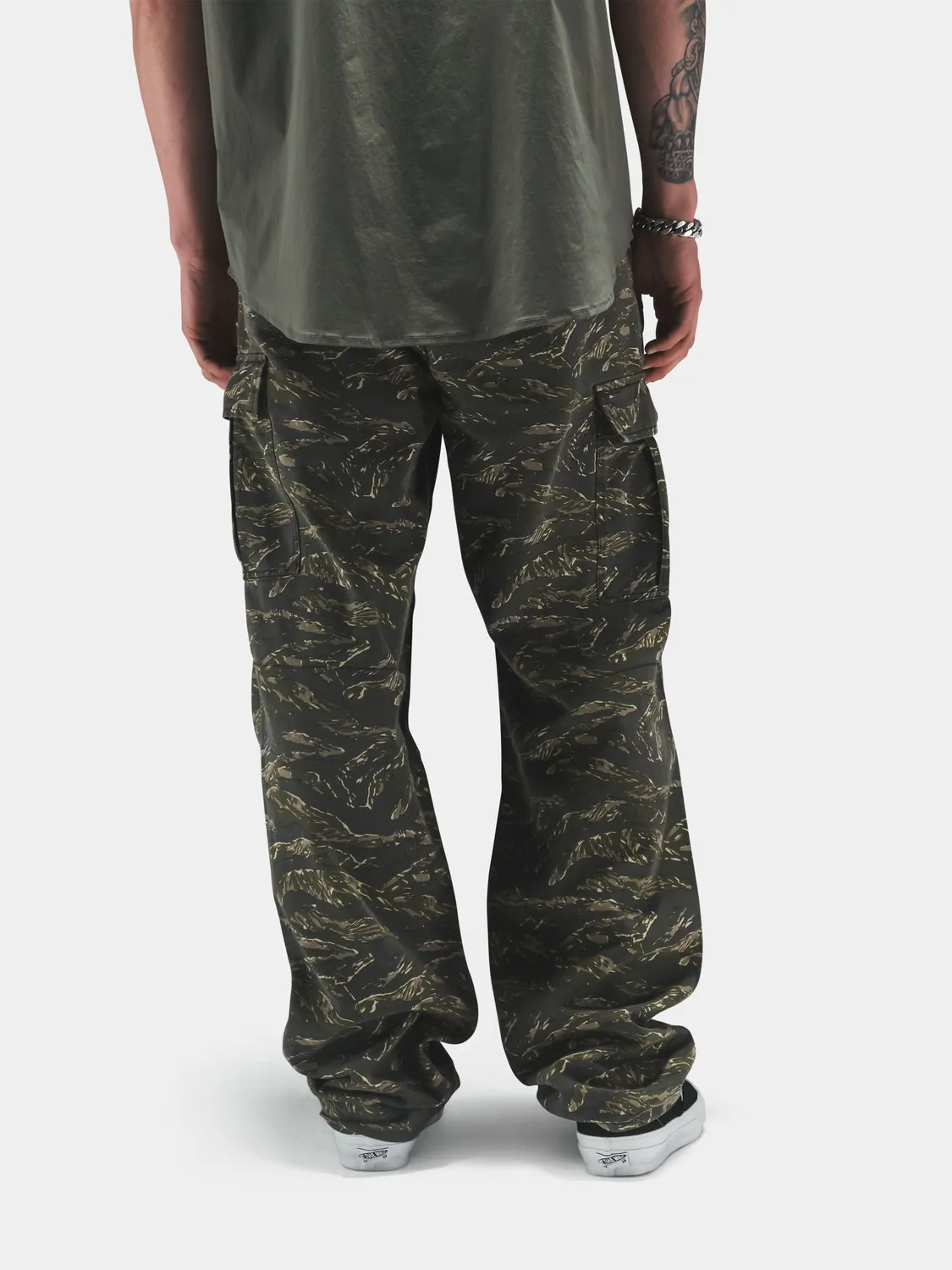 Alpha Industries BDU Cargo Pantalon Tiger Camo Coton