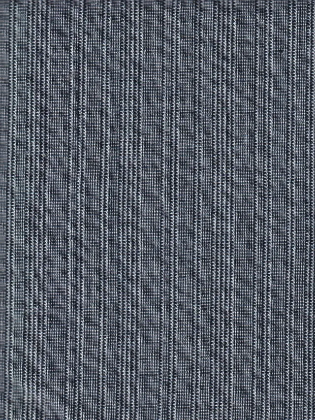 HOLLINGTON effet seersucker fun blue tissu au mètre coton stretch