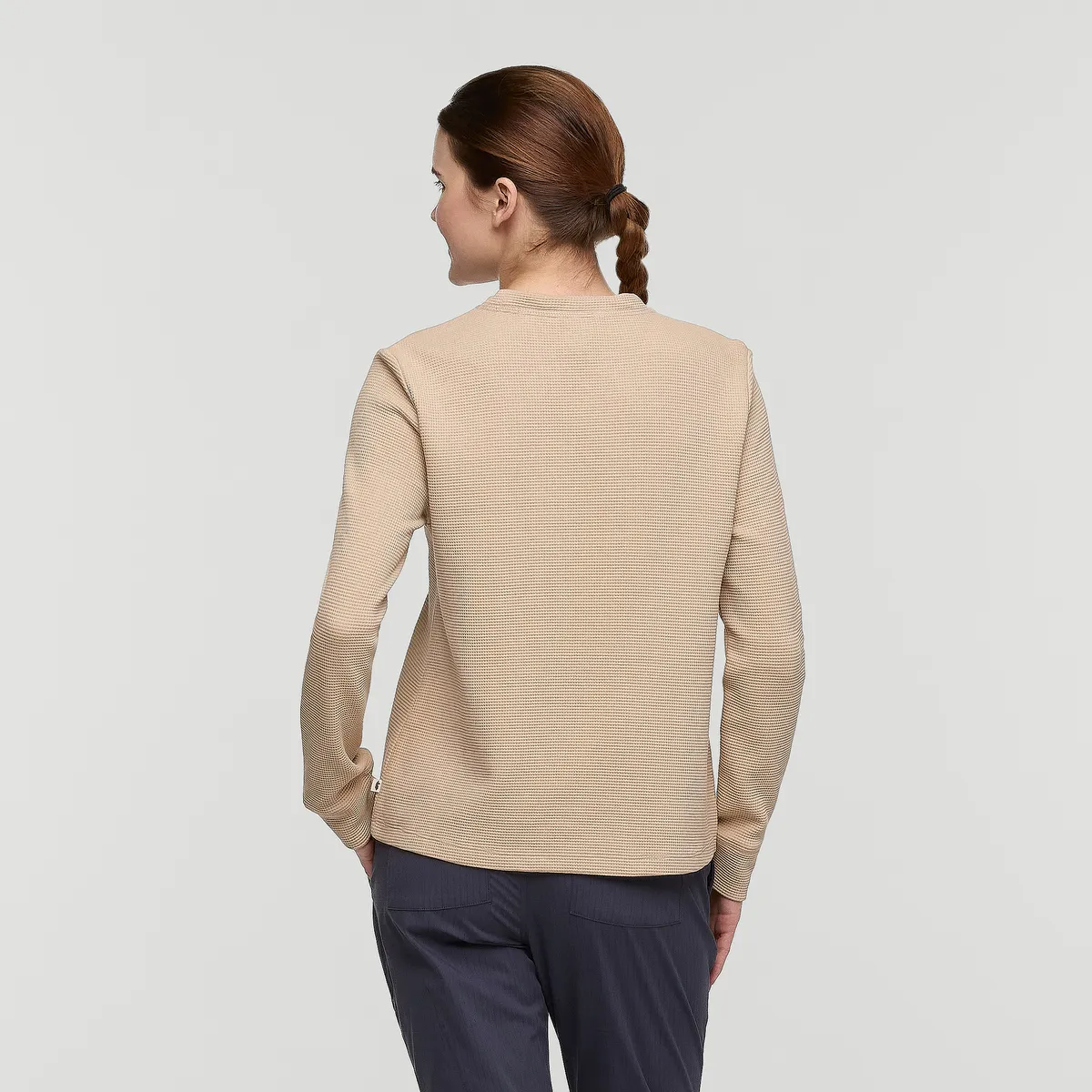 Cotopaxi Atajo chemise gaufrée manches longues femme Oatmeal