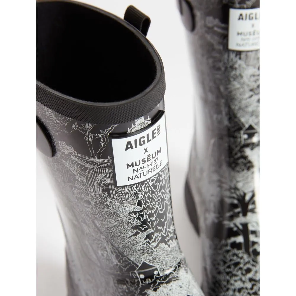 Aigle Alya Print botte pluie femme chevron souple
