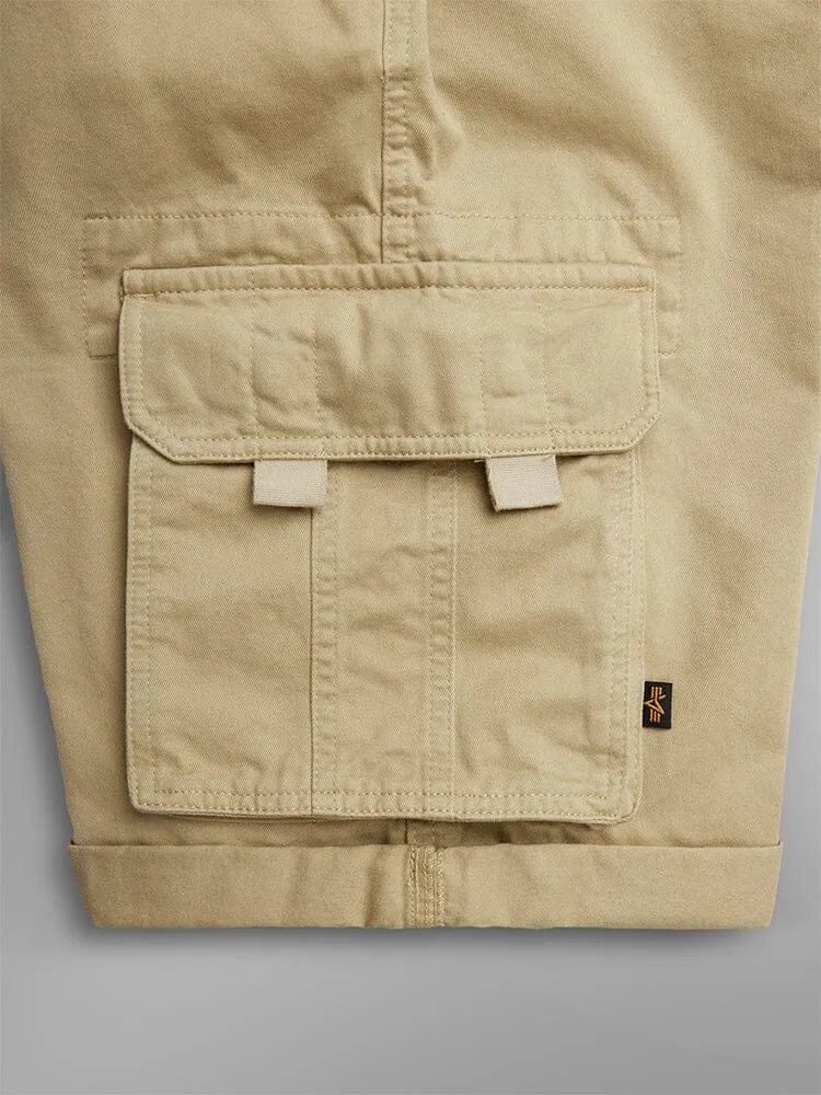 Alpha Industries Crew Short cargo kaki coton
