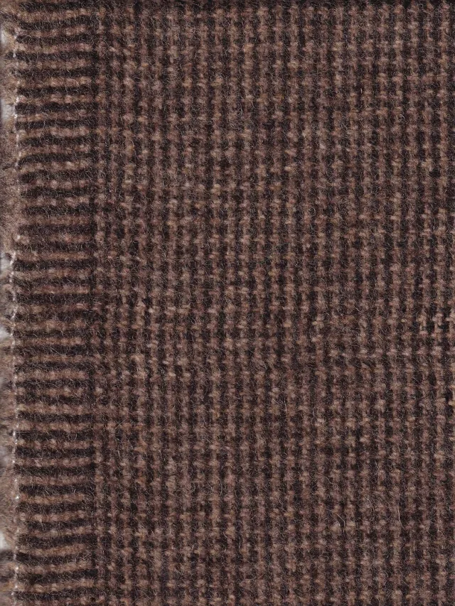 Hollington tissu tweed pin point brun au mètre