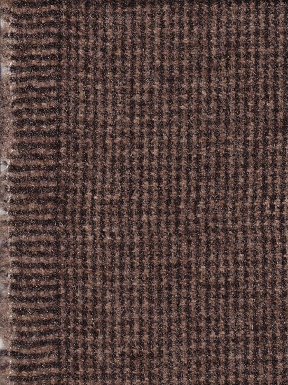 Hollington tissu tweed pin point brun au mètre