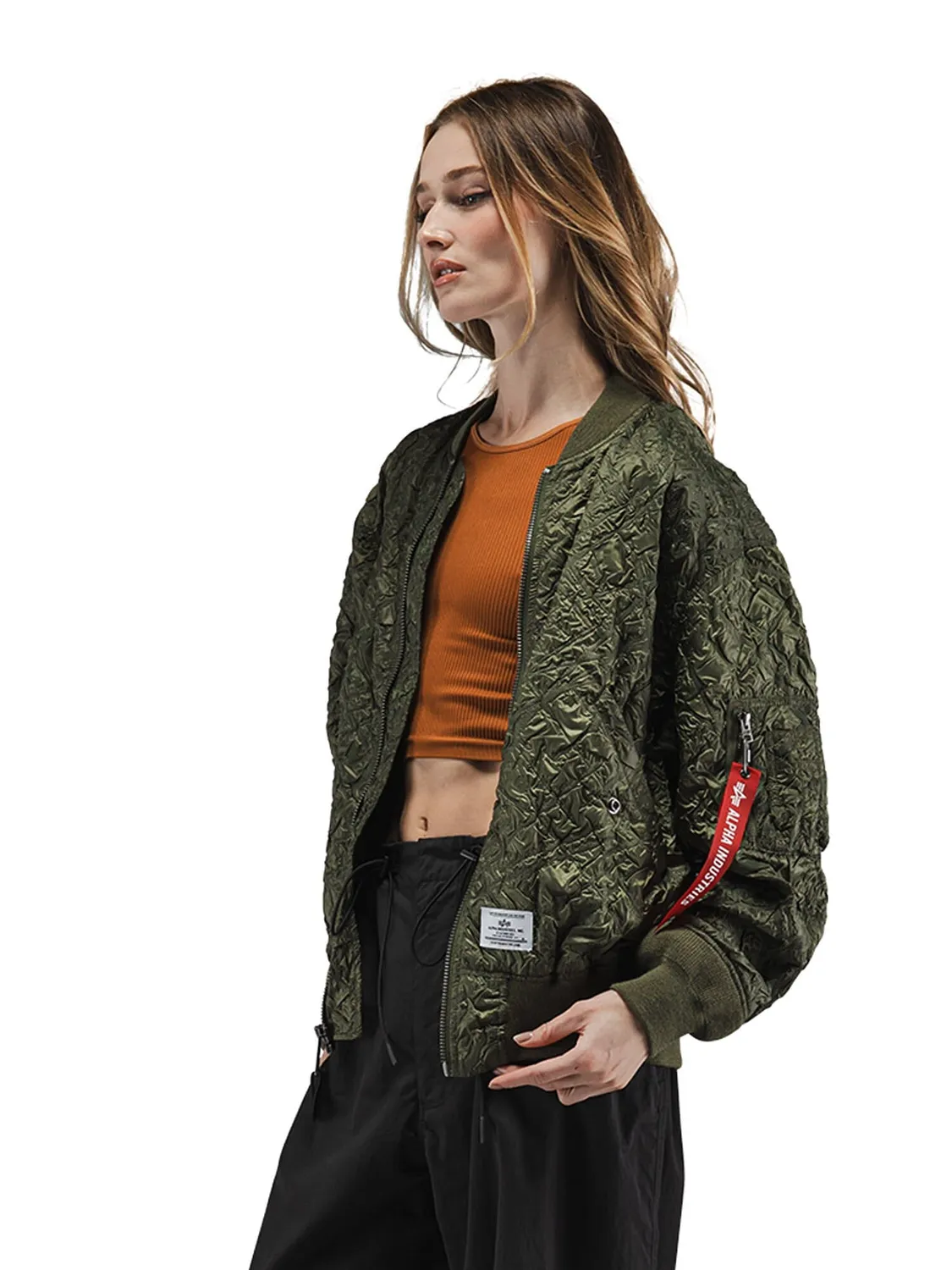 Alpha Industries L-2B Bubble blouson vert femme OG-107