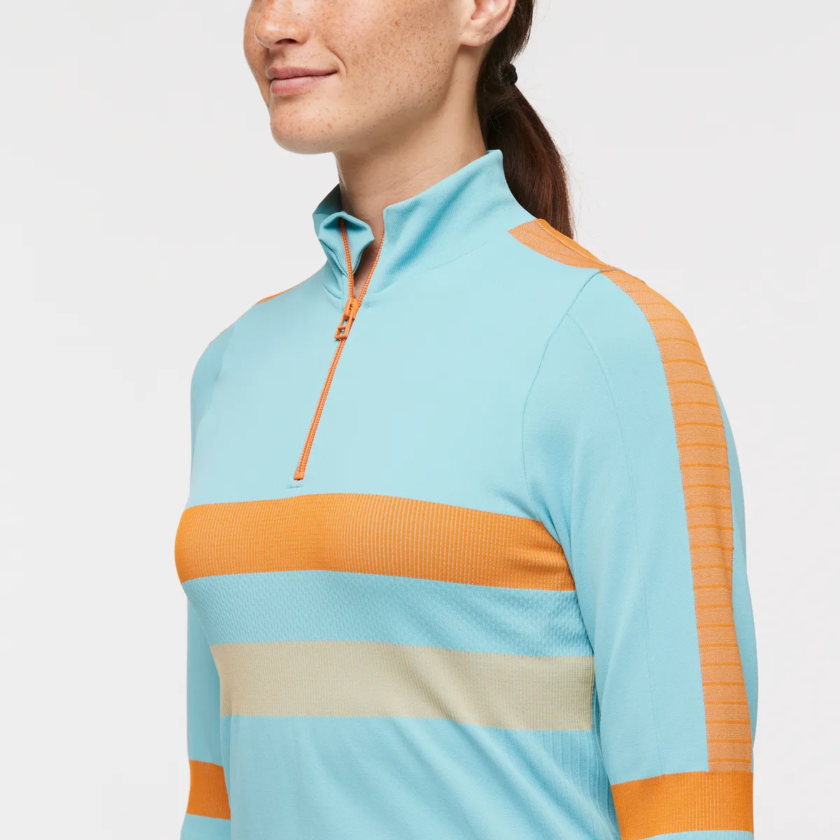 Cotopaxi Debajo pull thermique femme Ink Stripes zip