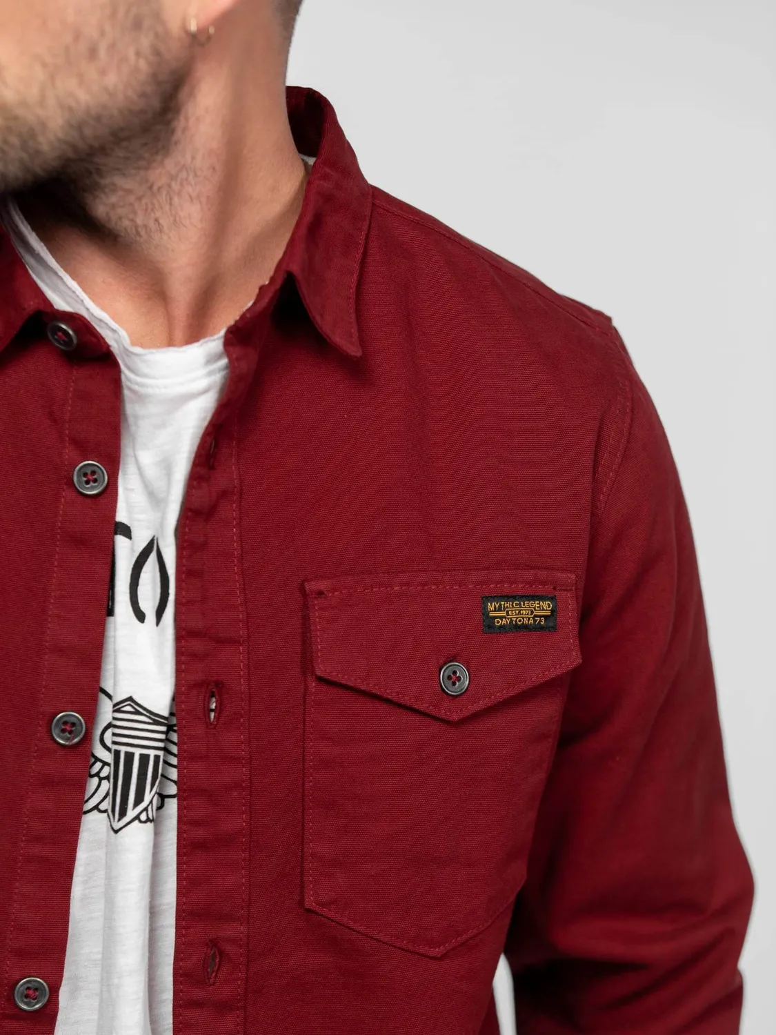 Daytona Firestar chemise worker canvas coton
