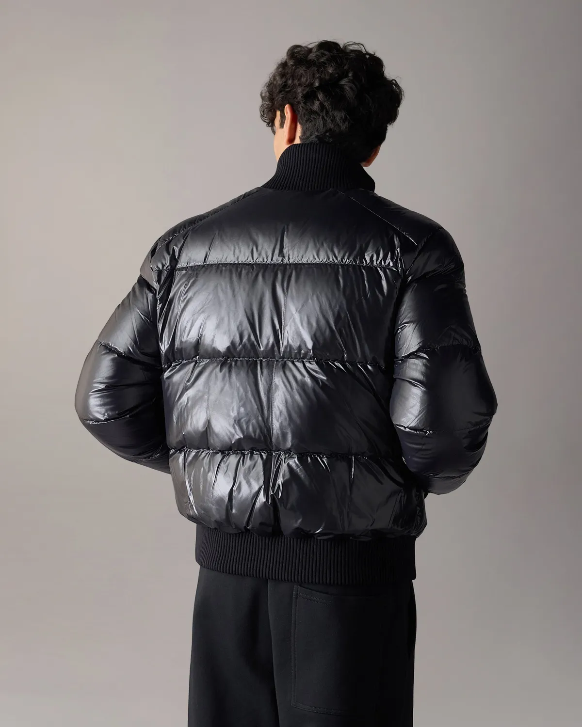 Moose Knuckles Kings bomber duvet noir