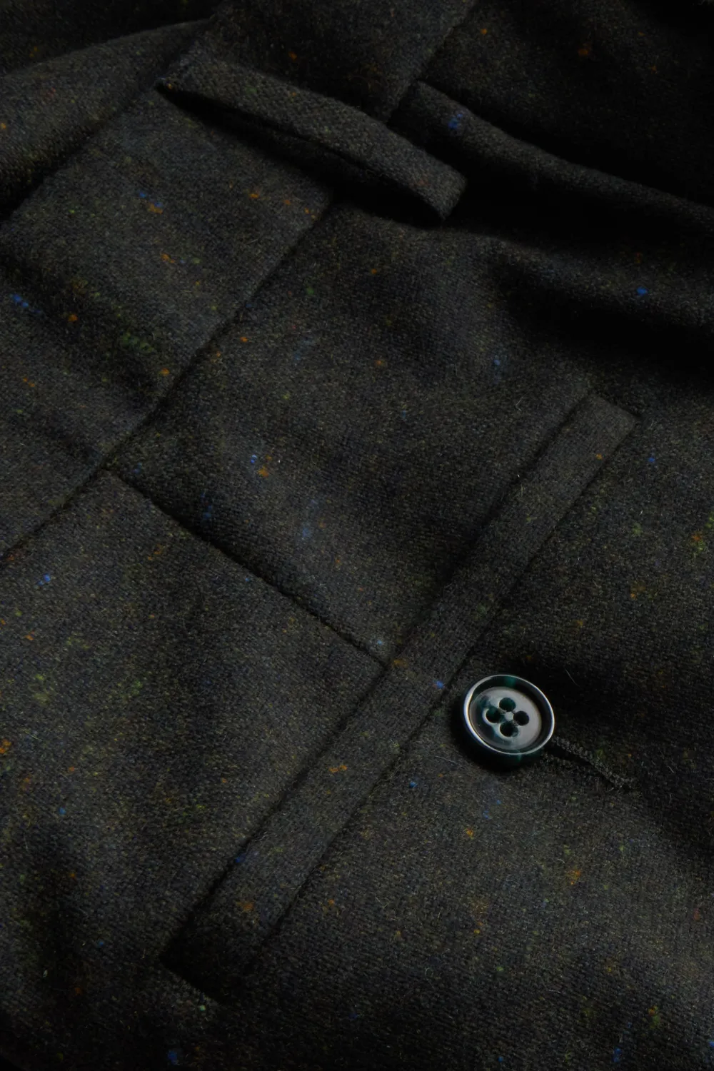 Hollington Siza coupe ajustée pantalon tweed vert taille 42