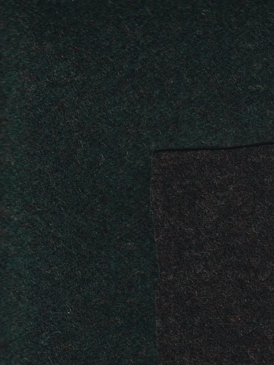 Hollington flanelle double face tissu laine vert émeraude