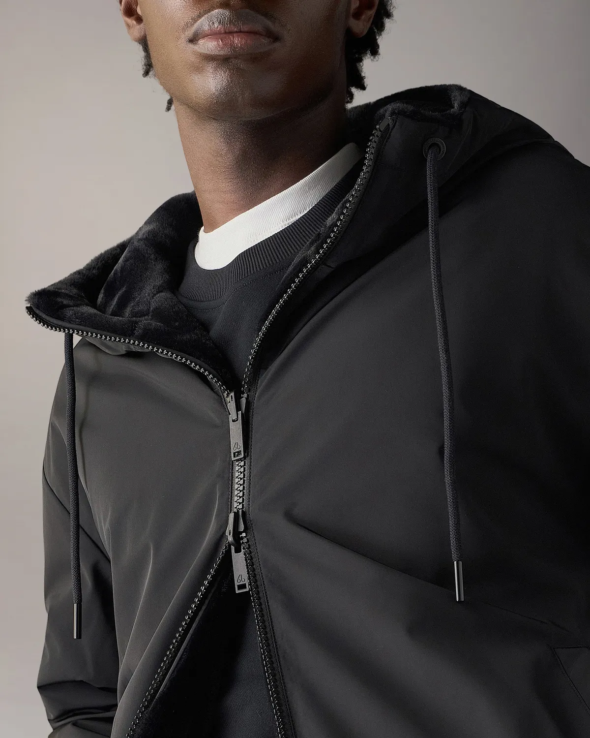 Moose Knuckles Roland Bunny veste réversible noir