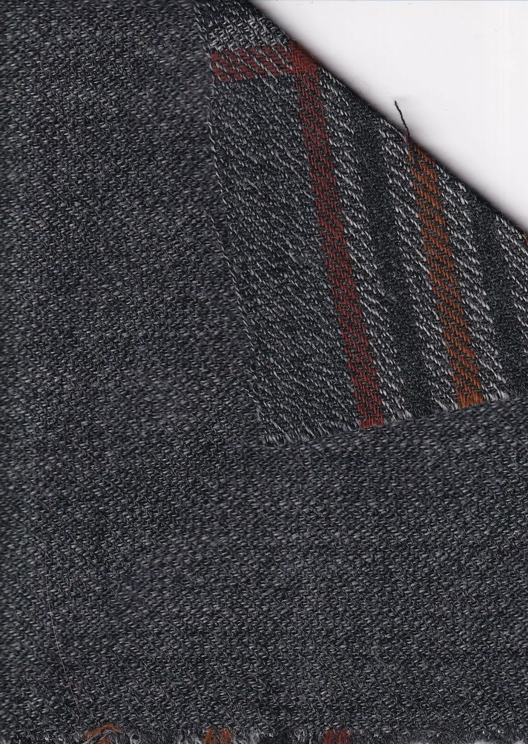 Hollington drap laine double face tissu gris tartan 6 m