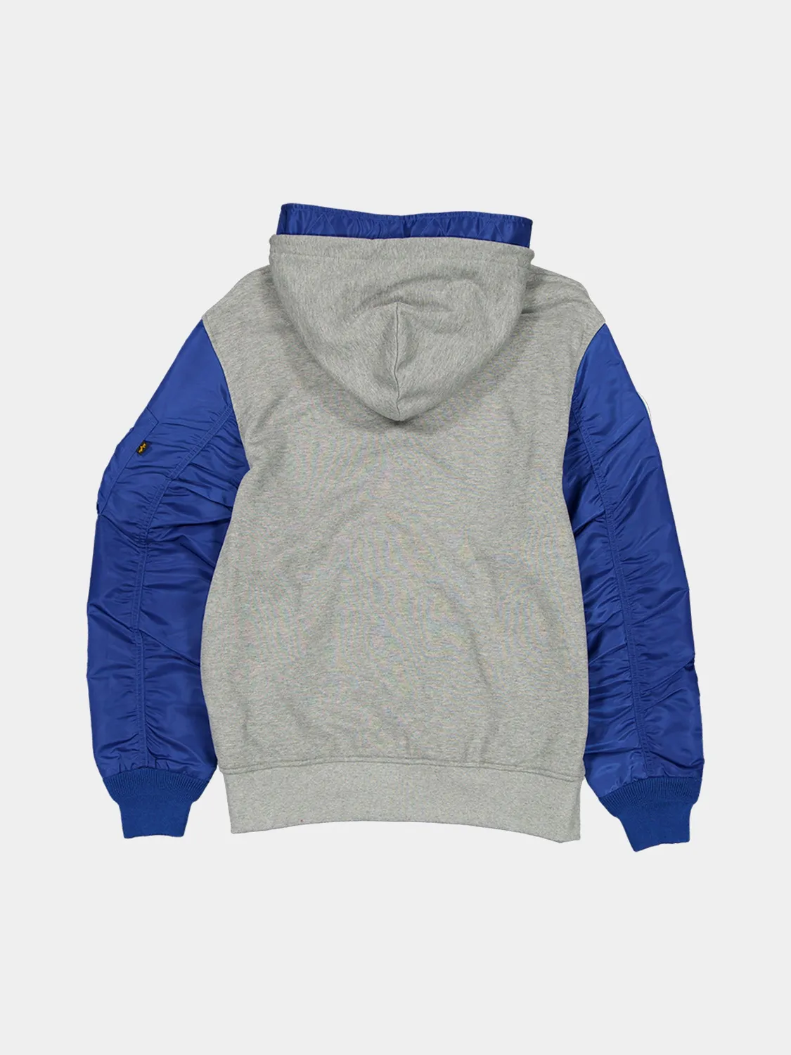 Alpha Industries MA-1 76ers hoodie zip bleu coton