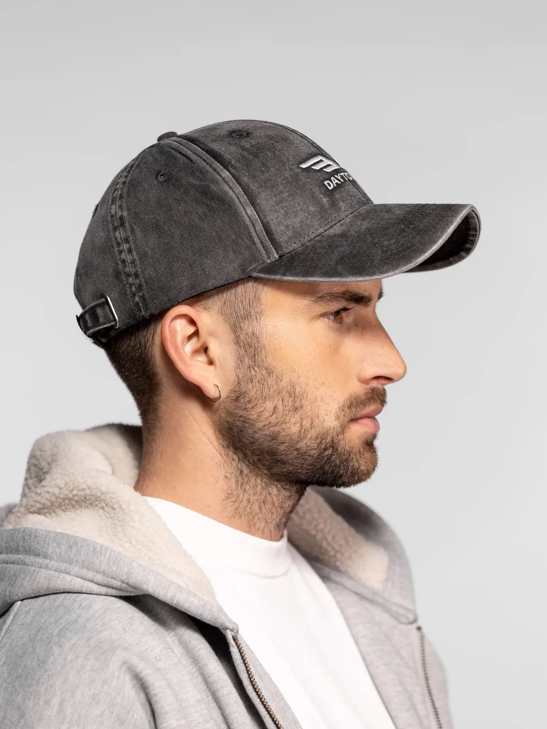 Daytona Glynn casquette denim Black trucker