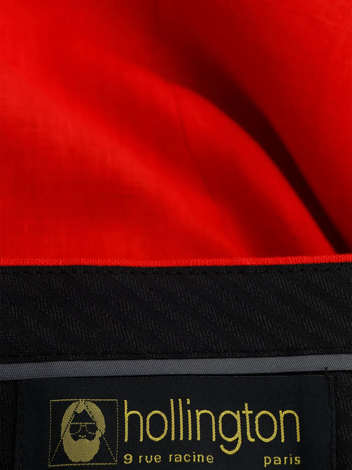 Hollington pantalon Siza toile lin rouge coupe italienne