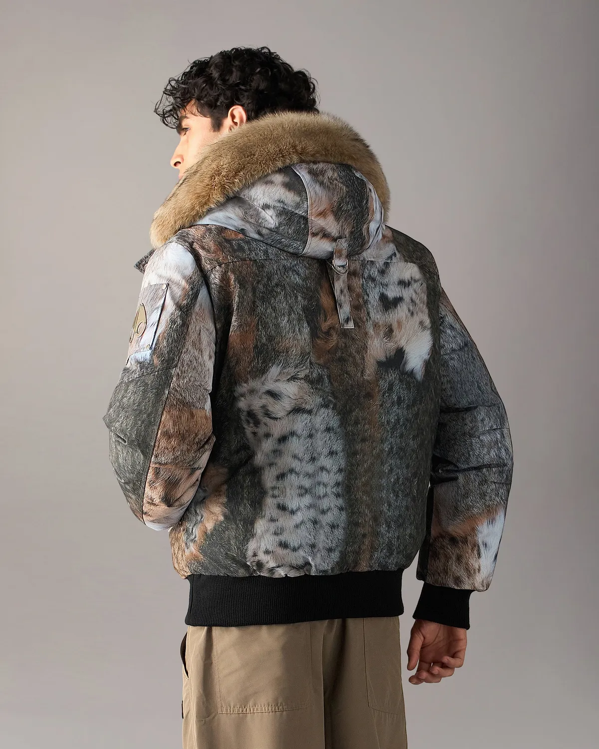 Moose Knuckles Original Ballistic bomber bronze imprimé