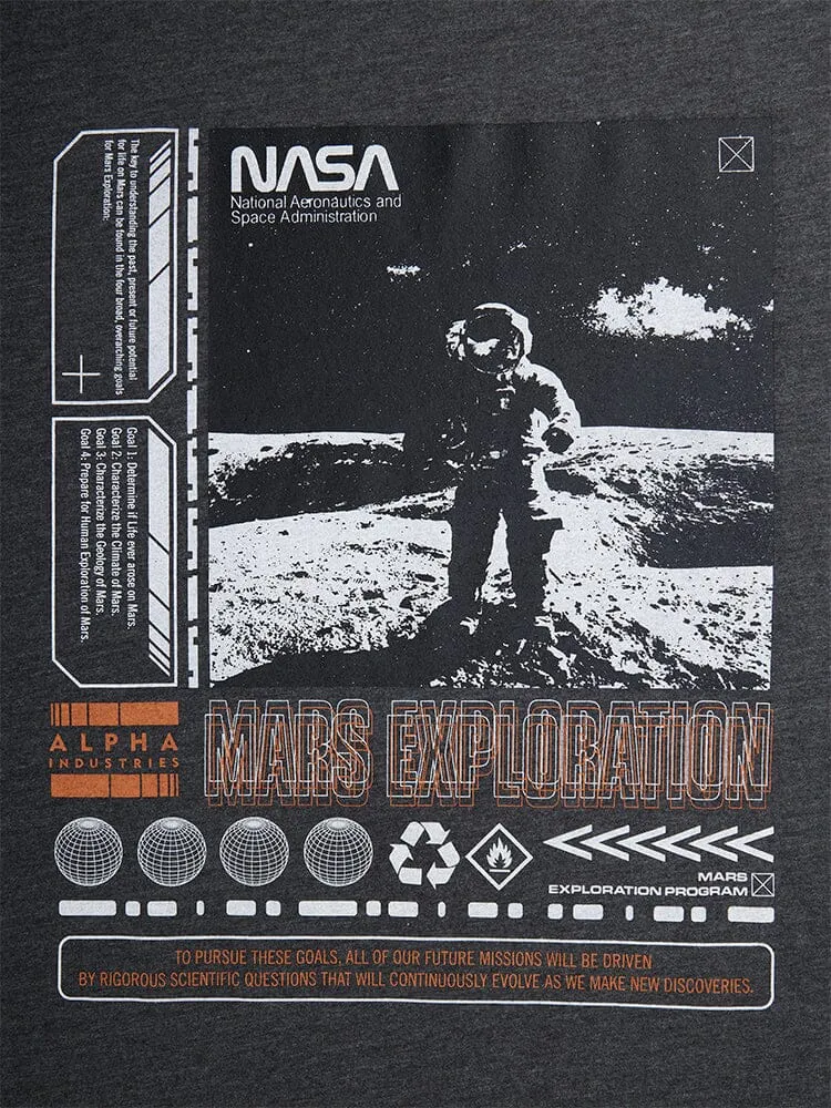 Alpha Industries NASA Exploration t-shirt gris coton