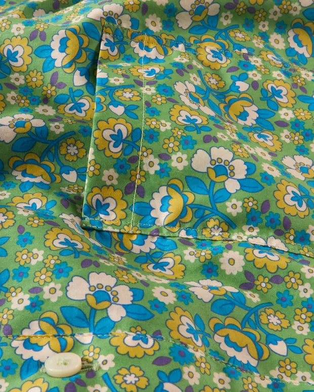 Hollington chemise col mao coton liberty garden