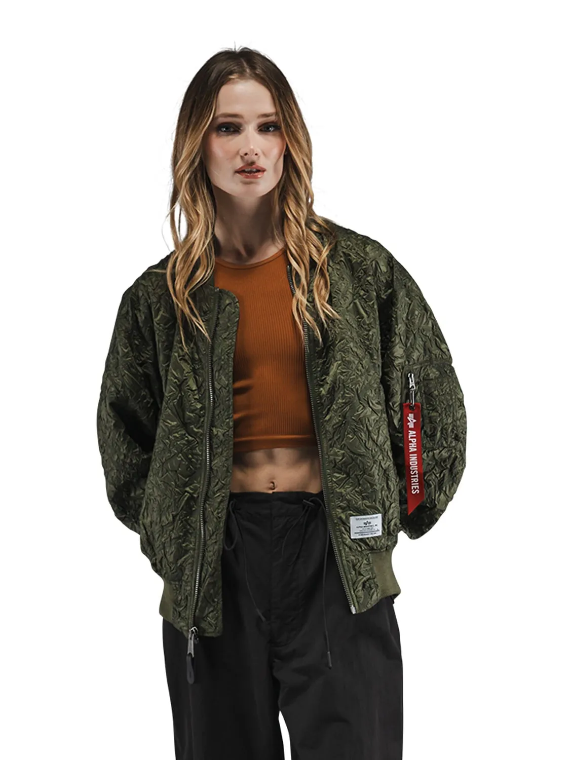 Alpha Industries L-2B Bubble blouson vert femme OG-107