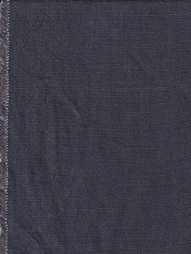 Hollington toile Tencel lin tissu au mètre gris orage léger