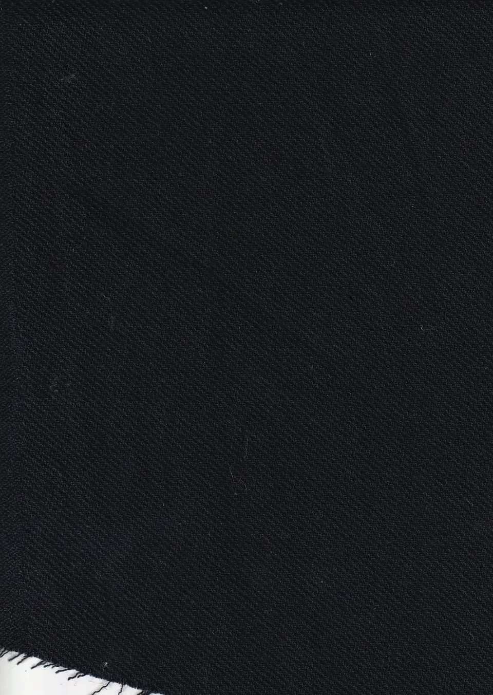 Hollington crêpe de laine noir infroissable au mètre