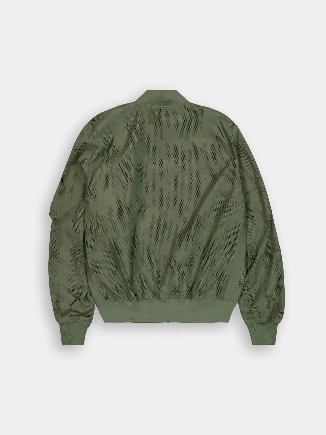 Alpha Industries L-2B Laser Cut bomber sage nylon perforé