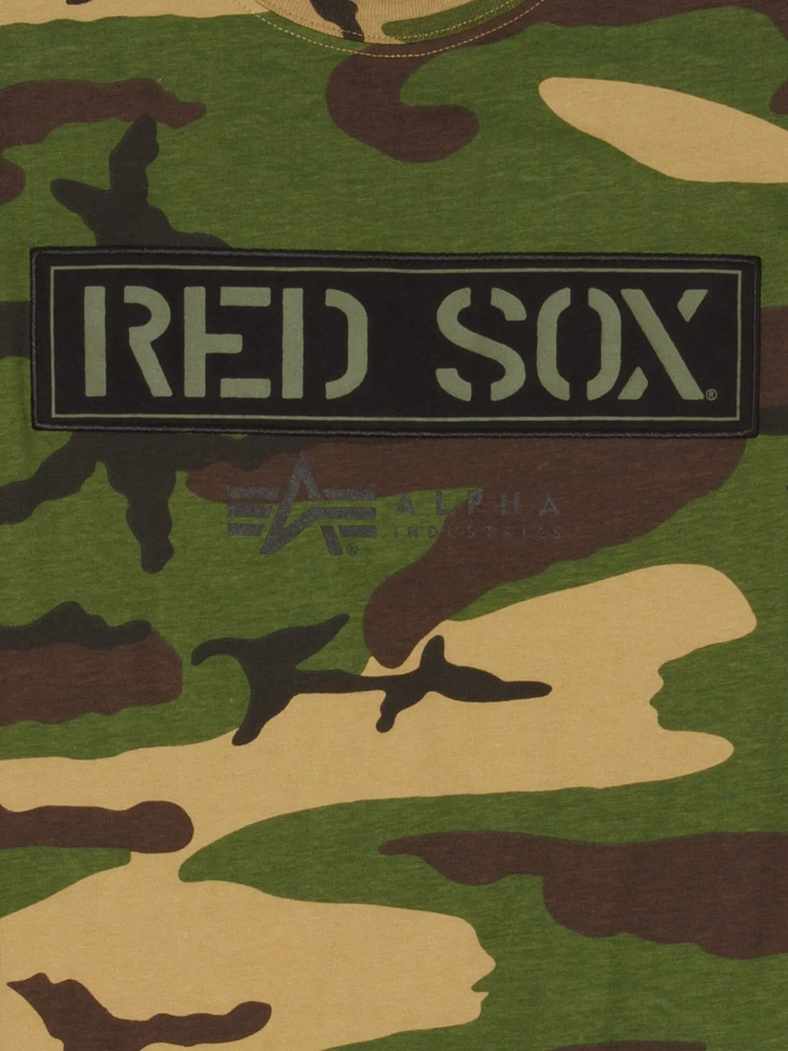 Alpha Industries Red Sox t-shirt camo coton homme