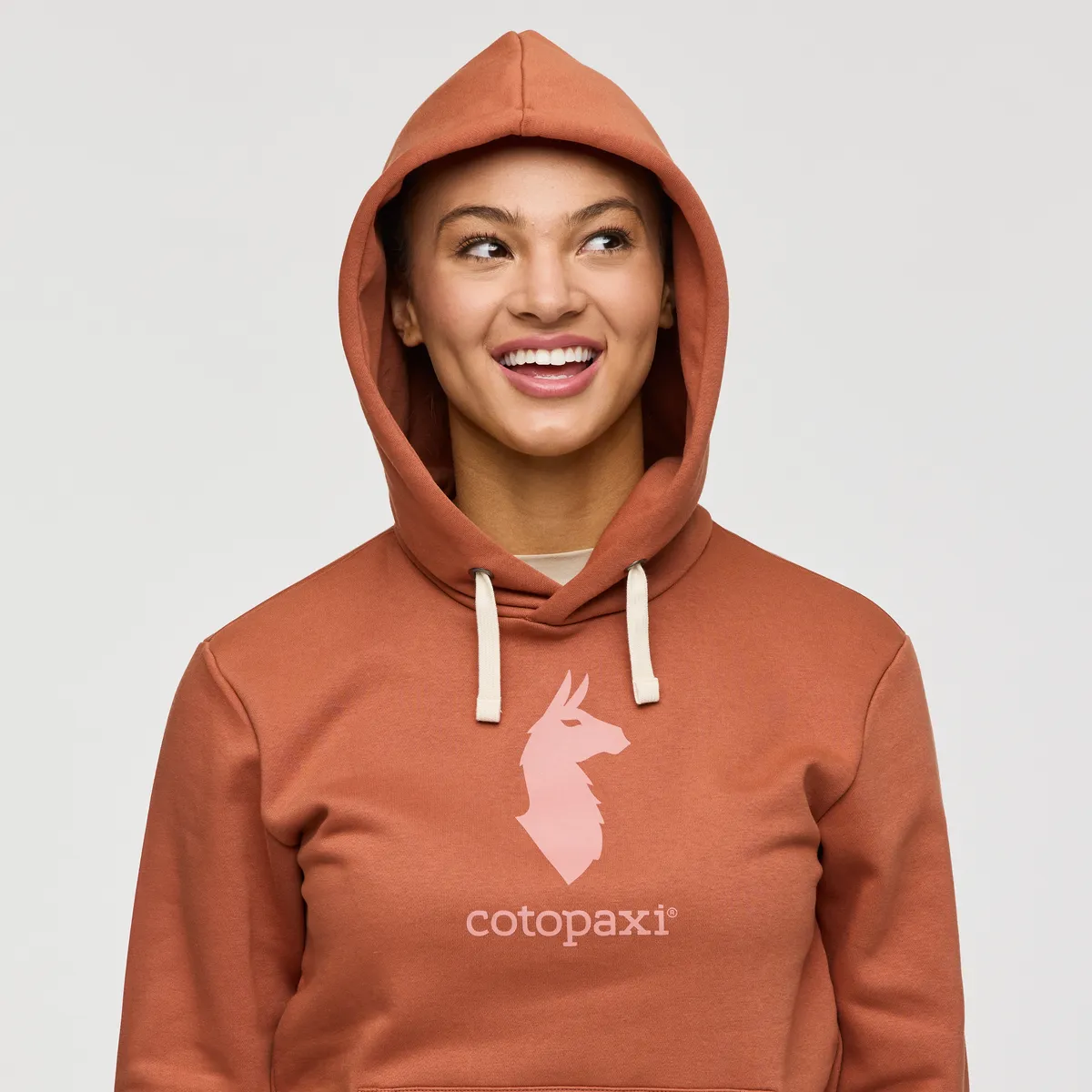 Cotopaxi Llama sweat capuche femme Faded Brick molleton