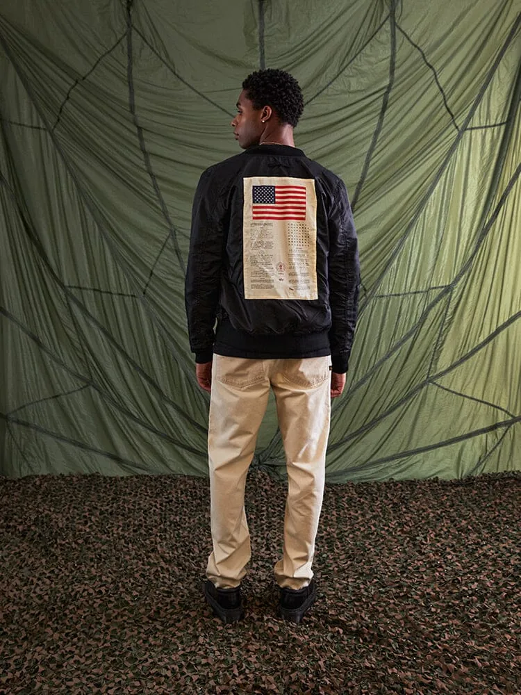 Alpha Industries L-2B Bloodchit bomber noir reversible