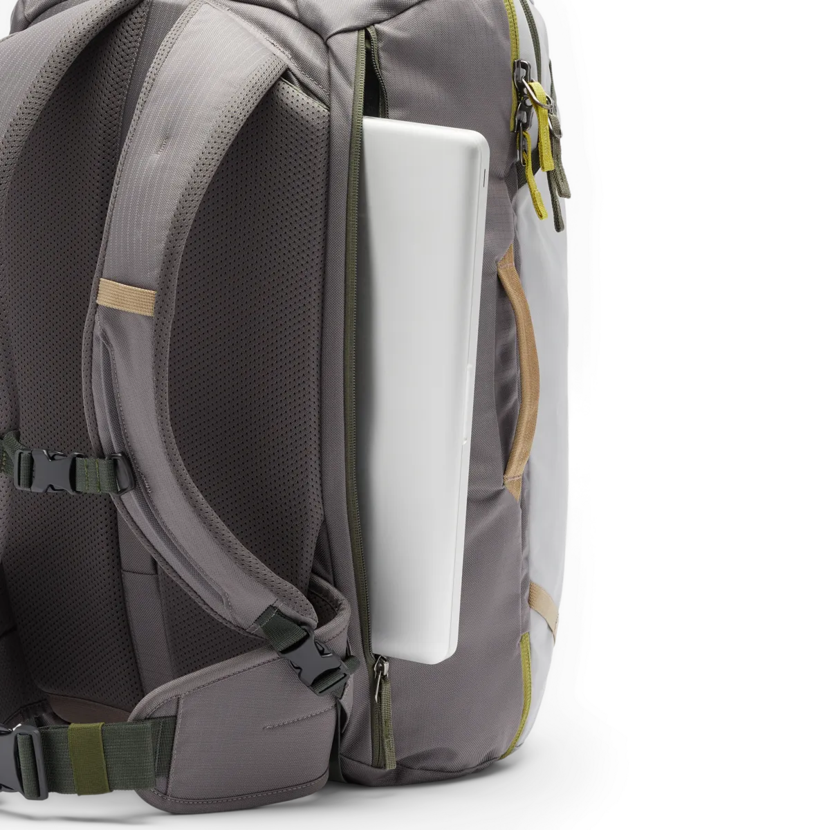 Cotopaxi Allpa 35L Travel Pack sac voyage Lemongrass/Cedar cabine