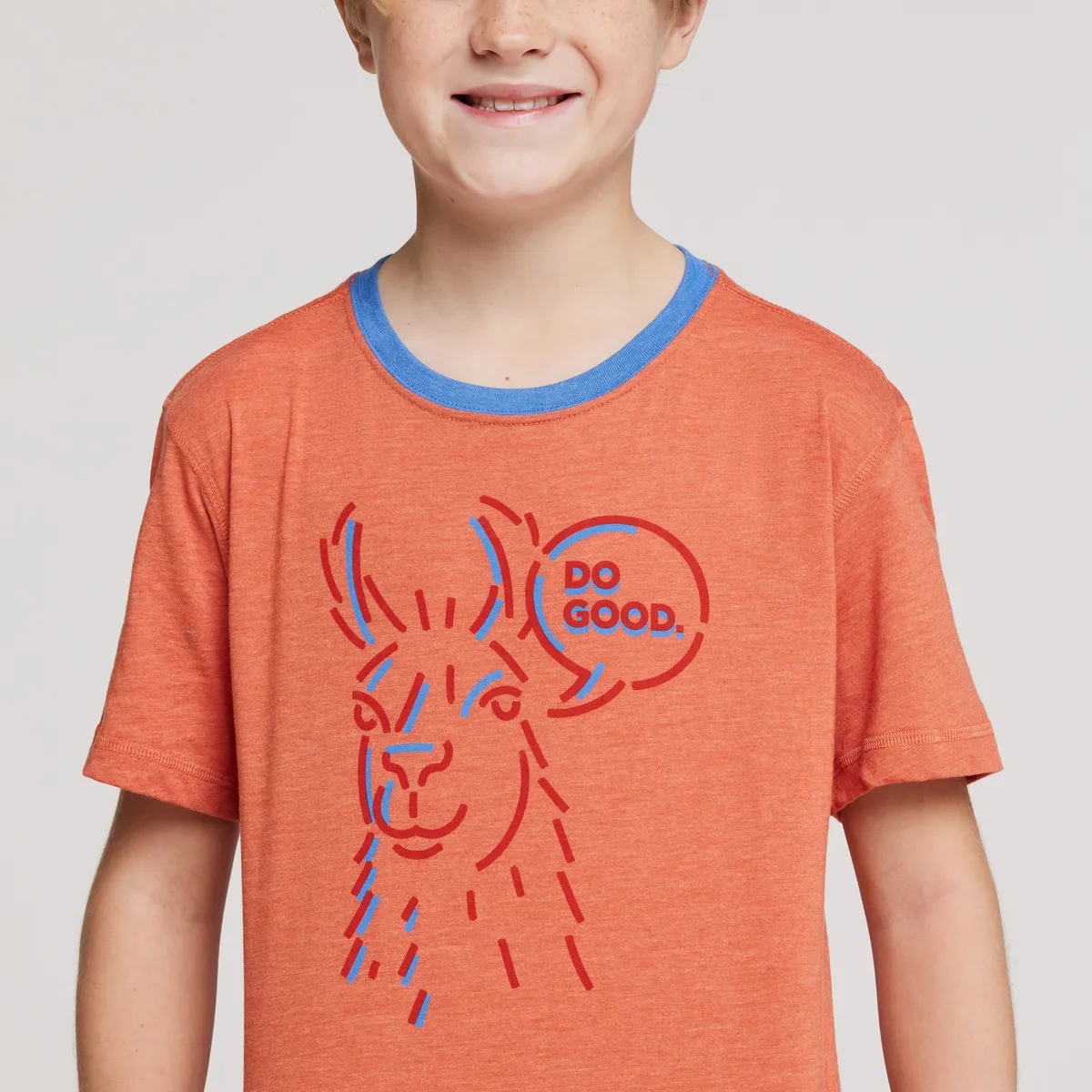 Cotopaxi Talking Llama t-shirt enfant Sea Glass