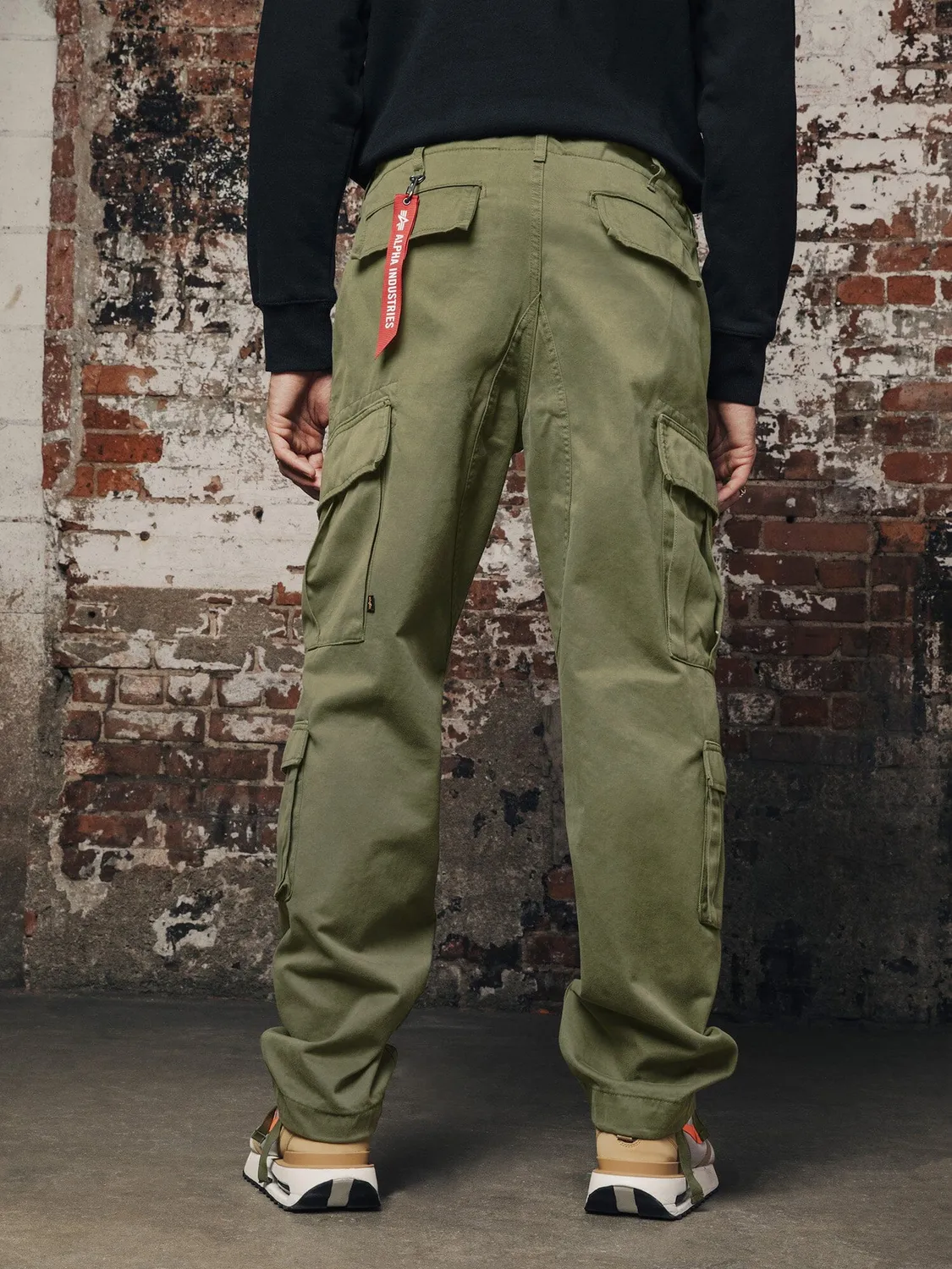 Alpha Industries ACU pantalon cargo olive homme