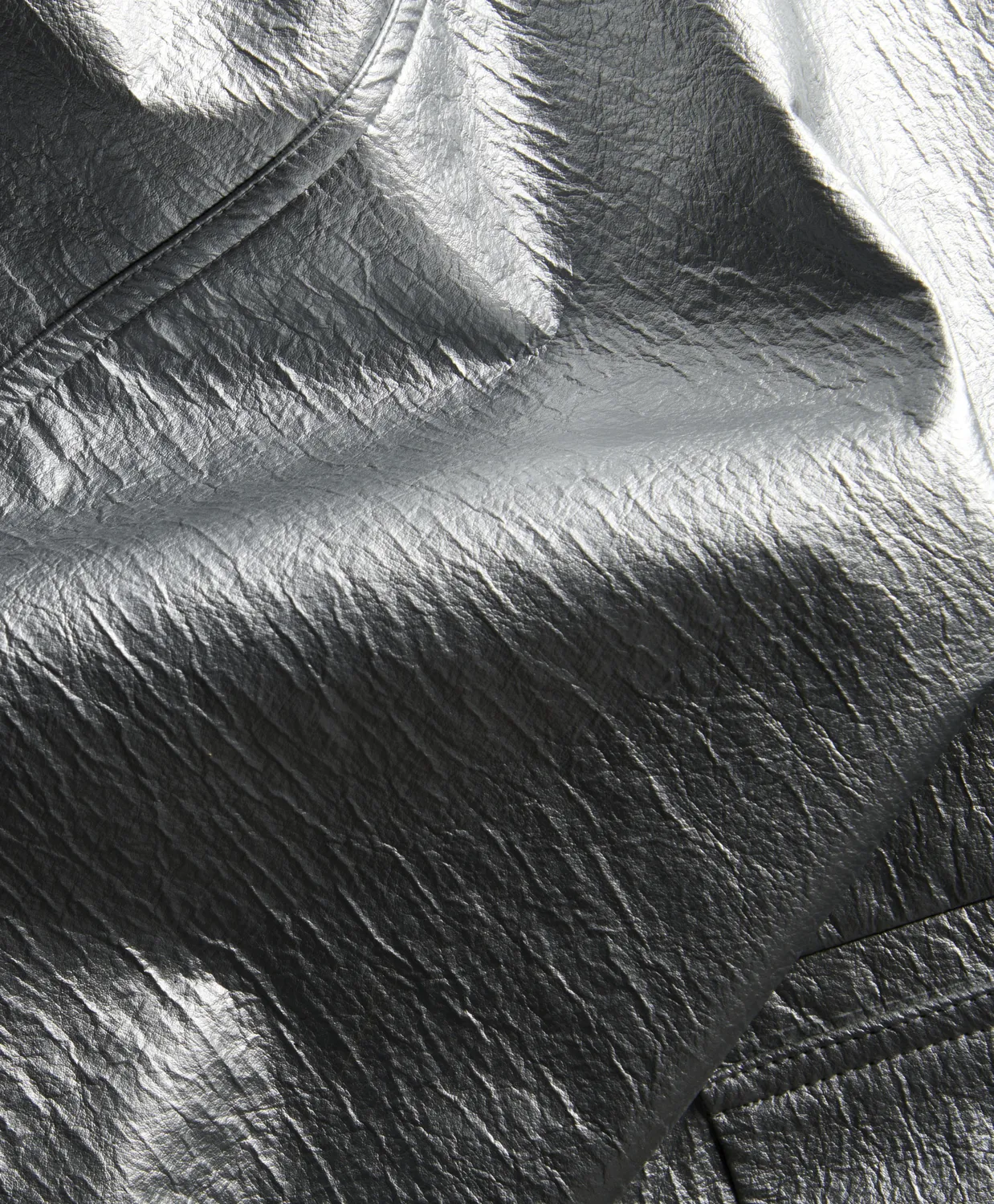 Soubacq Le Bleu Cosmic veste de travail vinyle futuriste