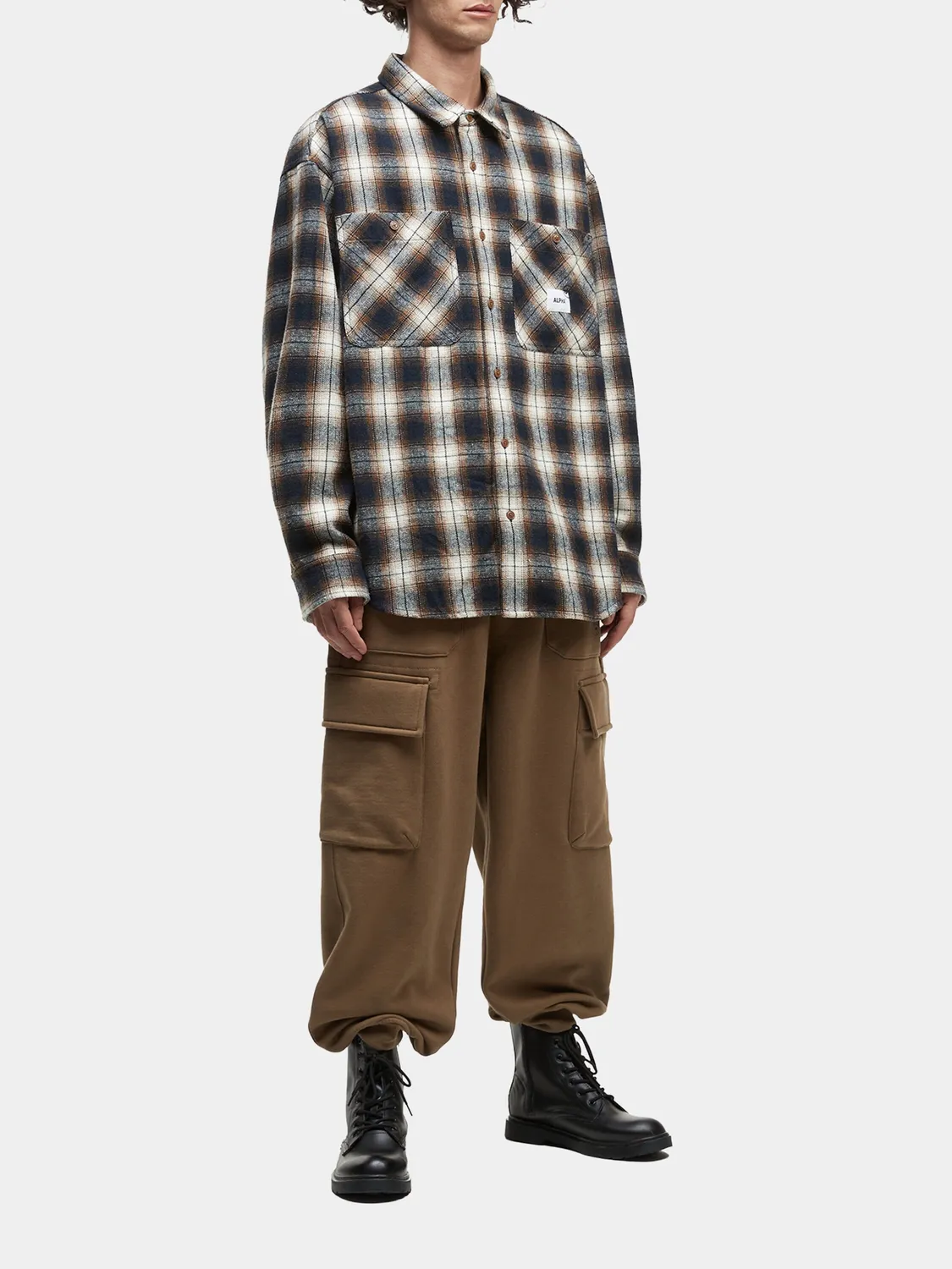 Alpha Industries Unfrm chemise flanelle rouille regular