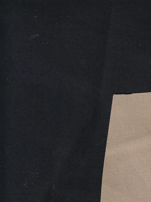 Hollington tissu technique tissu imperméable encre sur beige