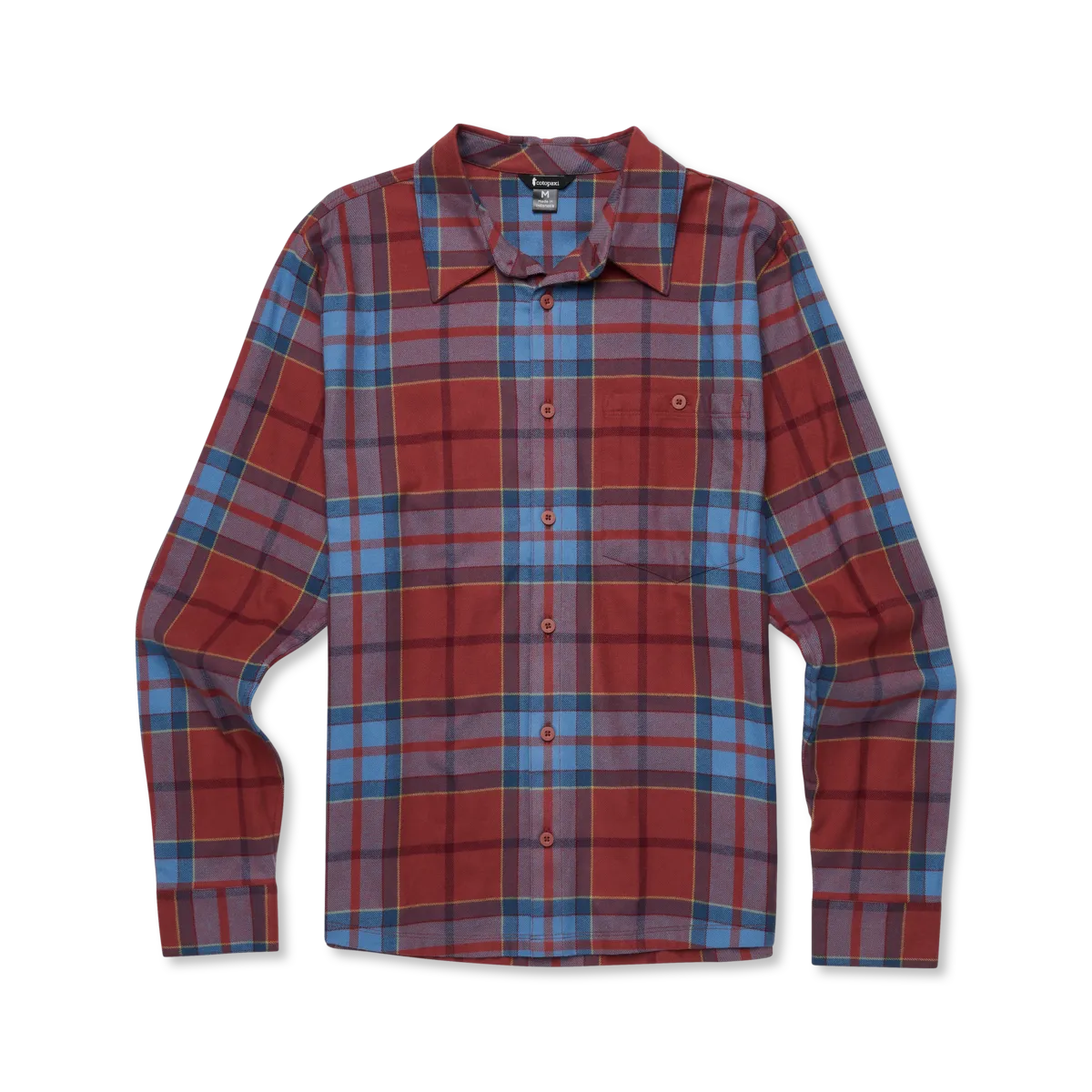 Cotopaxi Quedo Flannel chemise homme Sienna Plaid coton bio