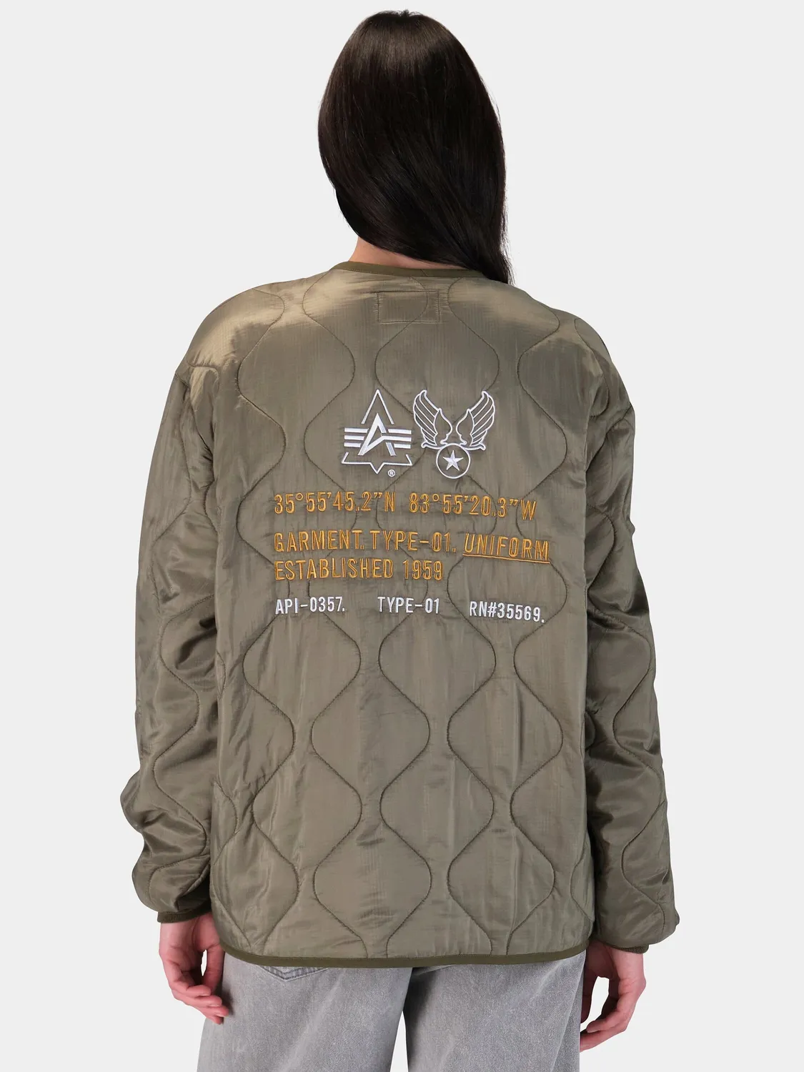 Alpha Industries ALS/92 liner matelassé vert léger