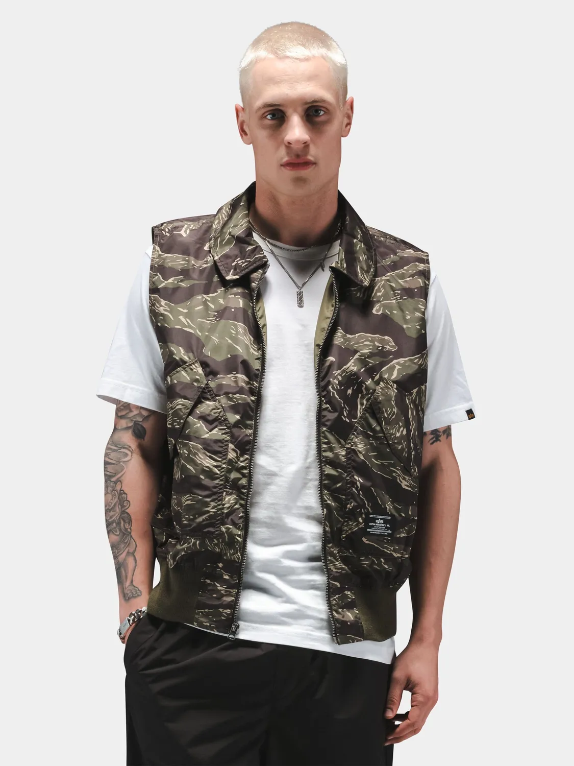 Alpha Industries CWU 36/P gilet Tiger Camo léger