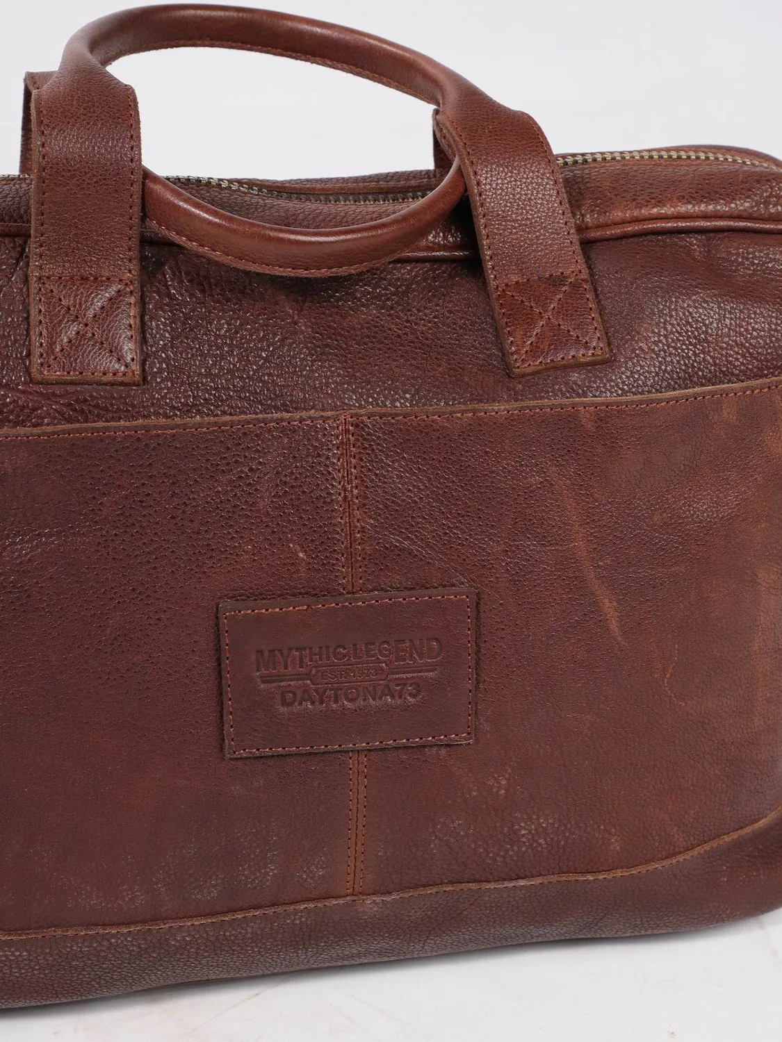 Daytona Prince sacoche cuir vintage cognac