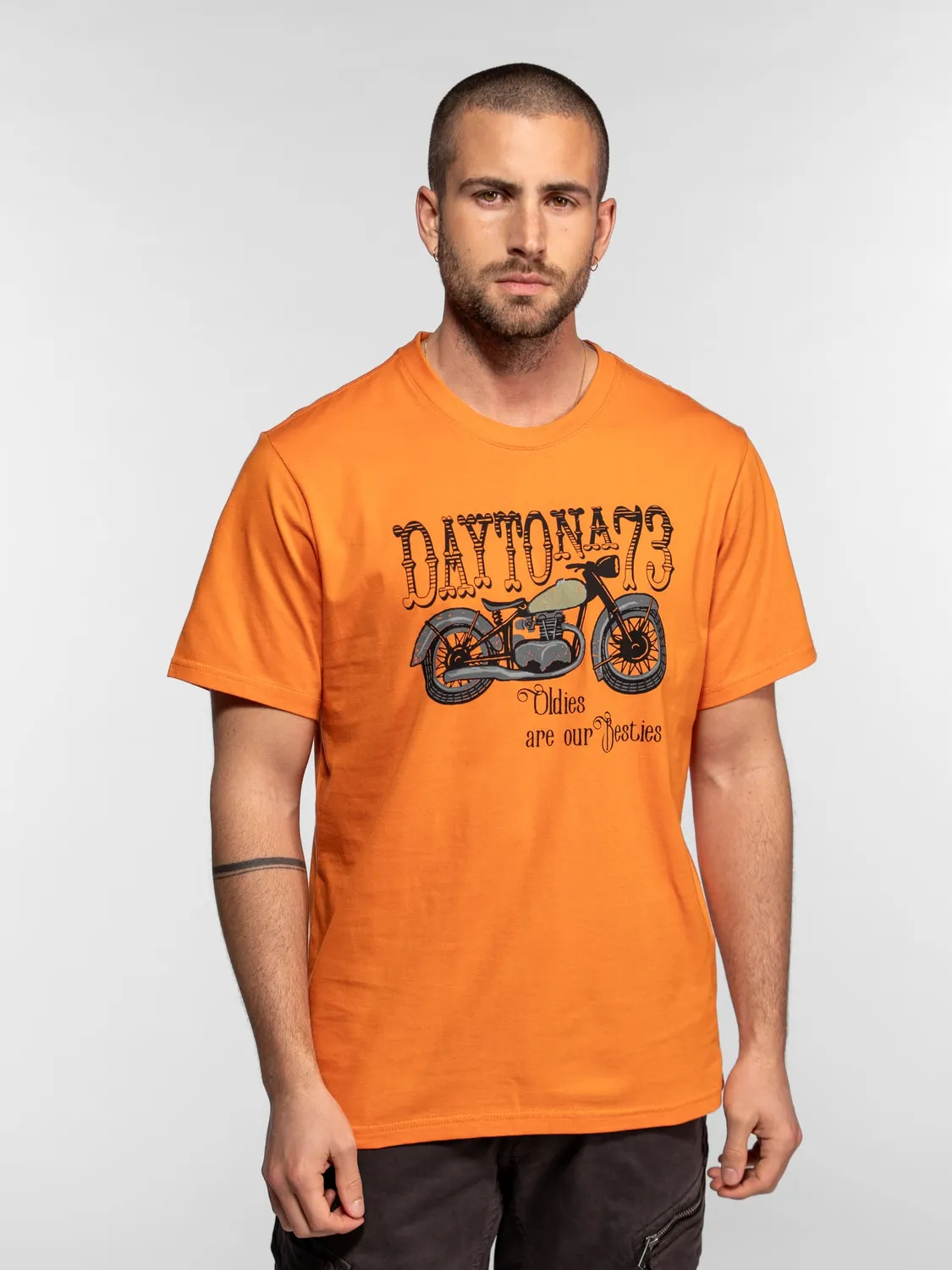DAYTONA Kooskia t-shirt moto homme coton décontracté