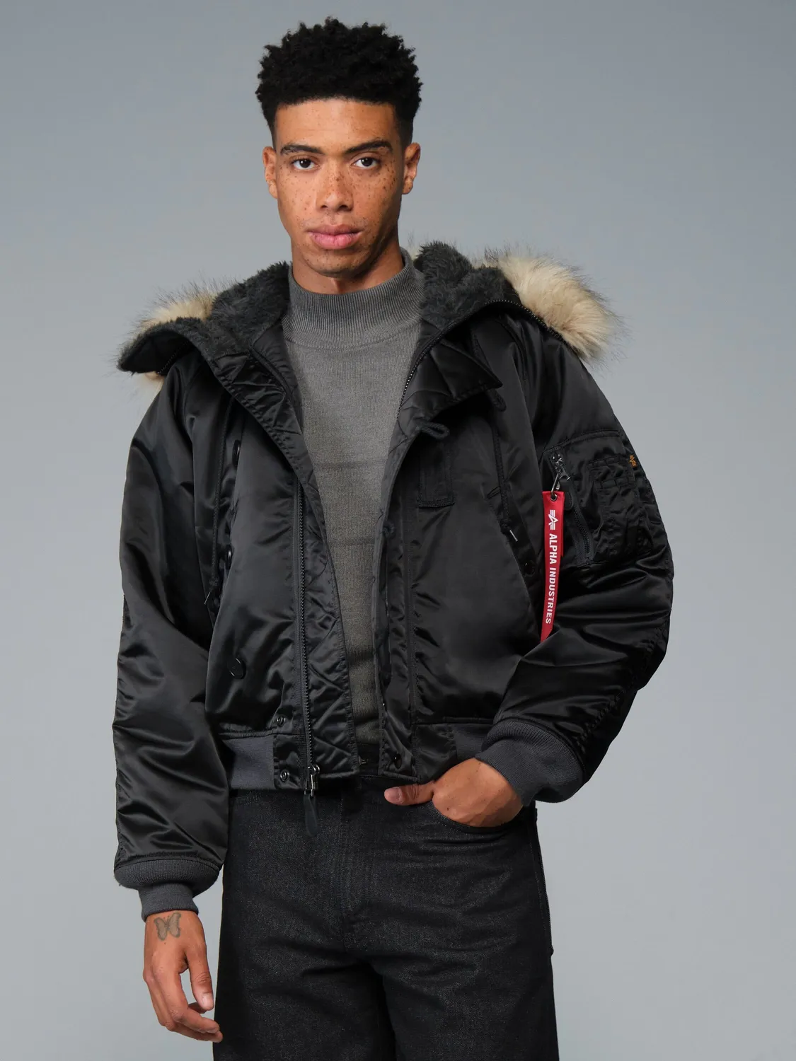 Alpha Industries N-2B 1950S Parka Heritage noir grand froid