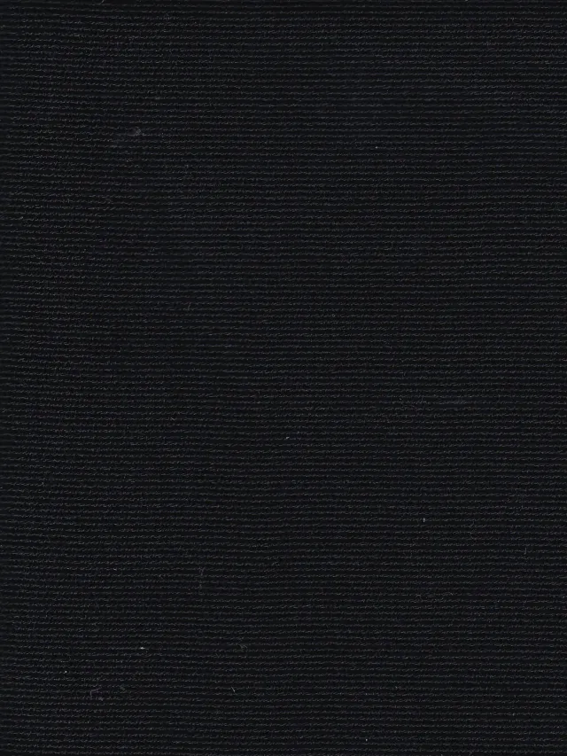 HOLLINGTON Ottoman laine noir Soulages Été tissu au mètre léger