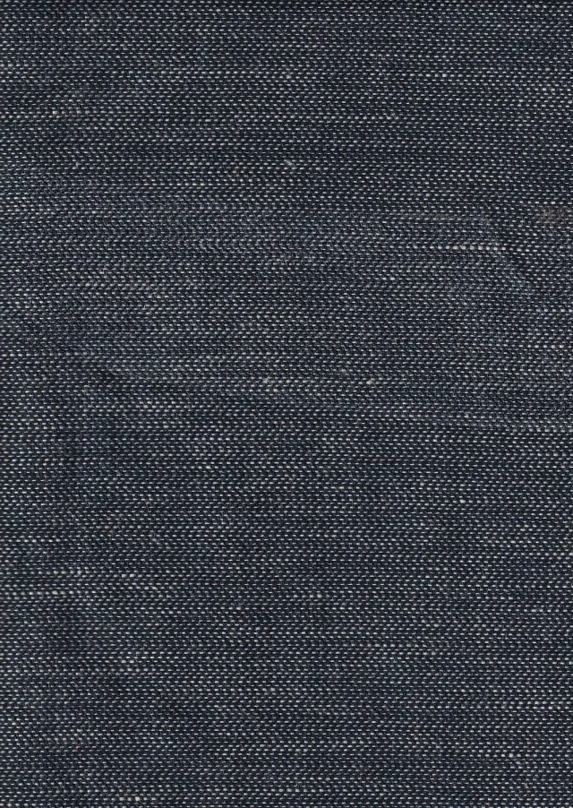 Hollington tissu toile laine et lin bleu or 12 m