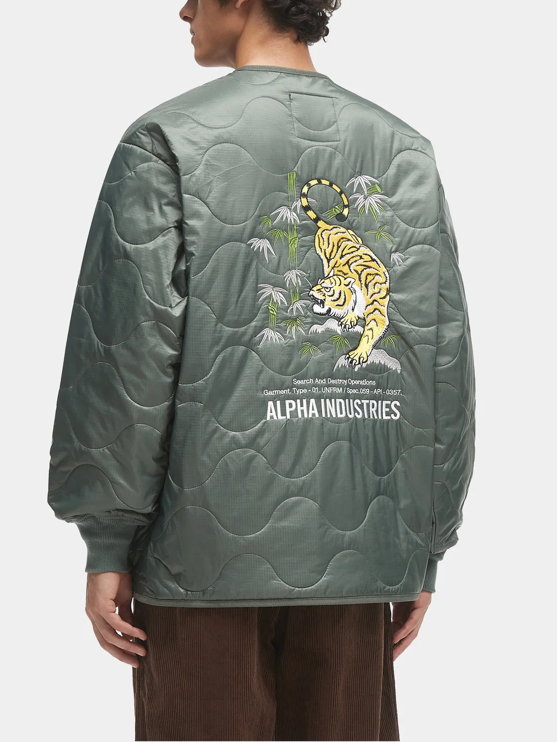 Alpha Industries Unfrm Tiger Liner veste Olive nylon