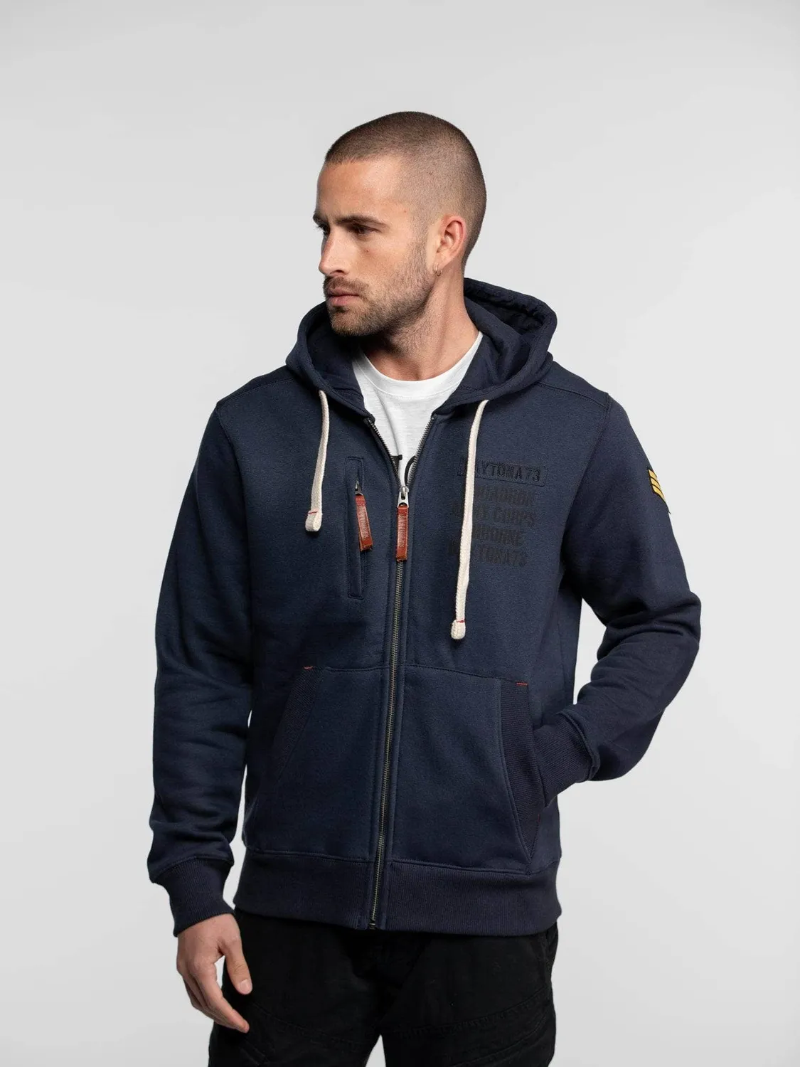 Daytona Castin sweat à capuche militaire vert army