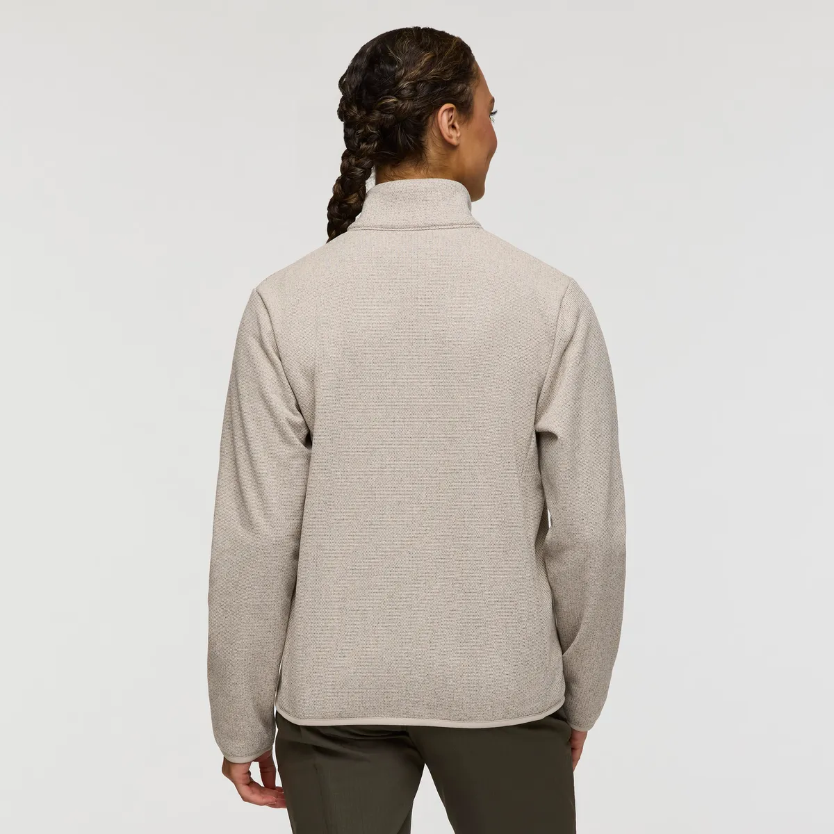 Cotopaxi Envo Fleece Full-Zip veste polaire femme Heather Cream recyclée