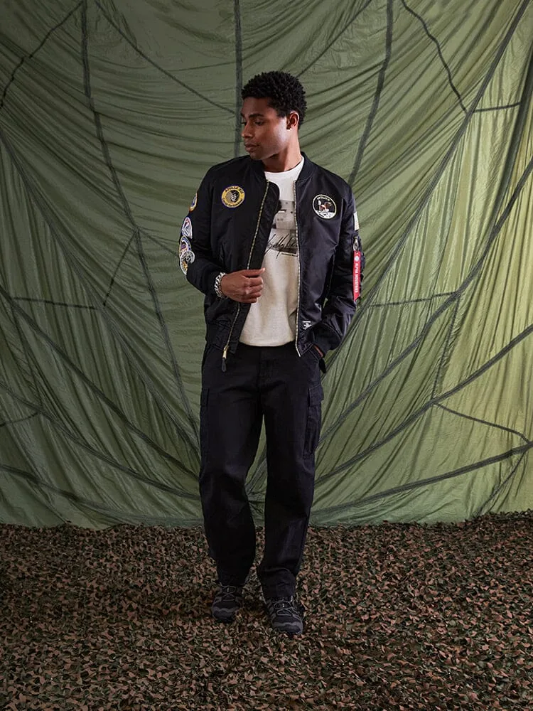 Alpha Industries L-2B Apollo bomber noir nylon patches NASA