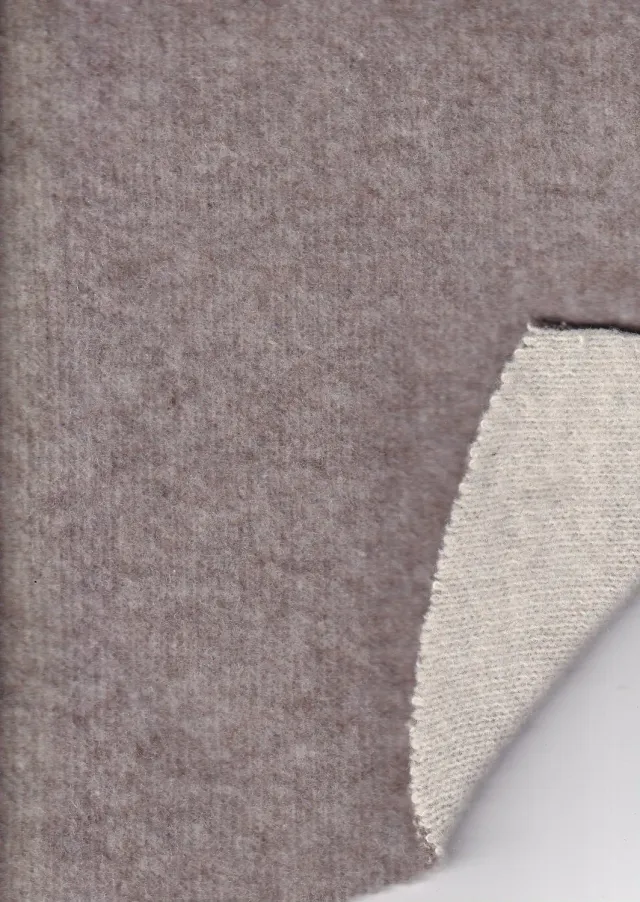 Hollington tissu drap laine cachemire écru double face 4 m