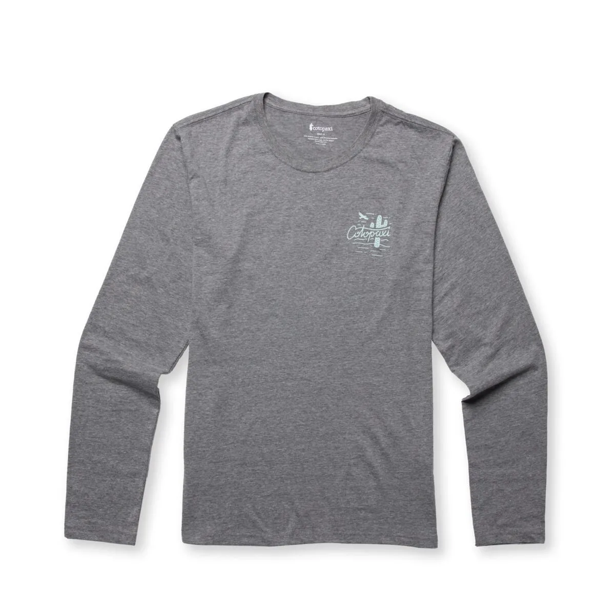 Cotopaxi Hello Llama t-shirt homme Chestnut manches longues