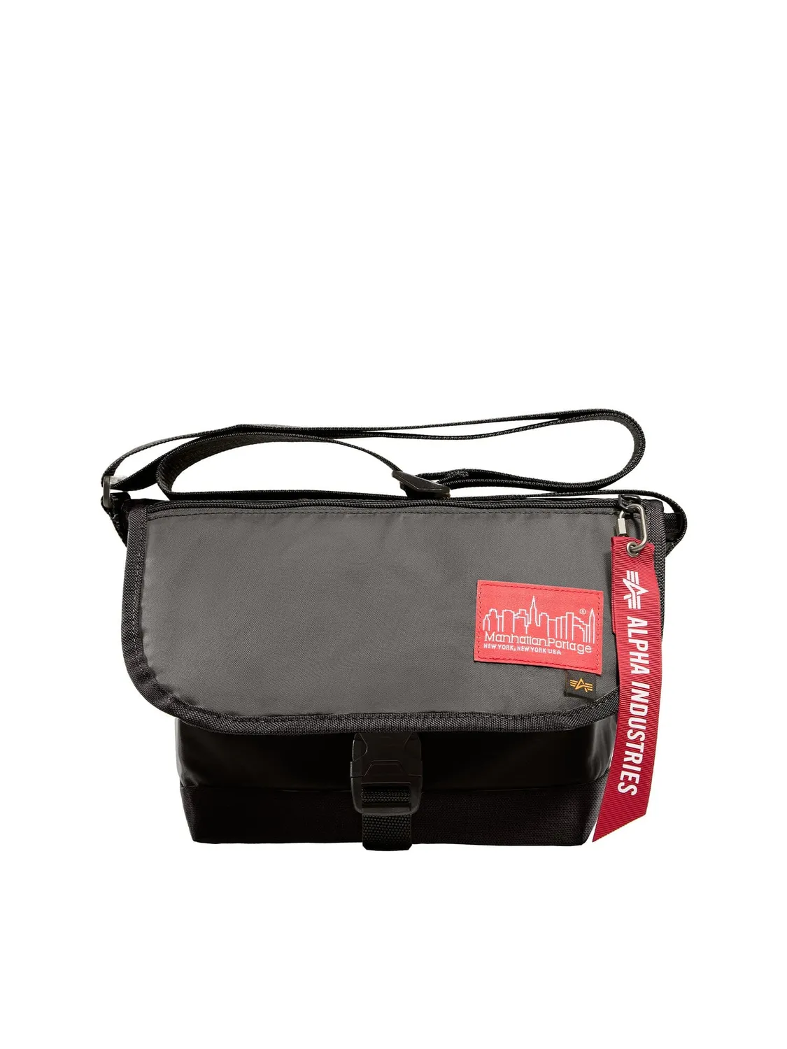 Alpha Industries Manhattan Portage sac messenger noir