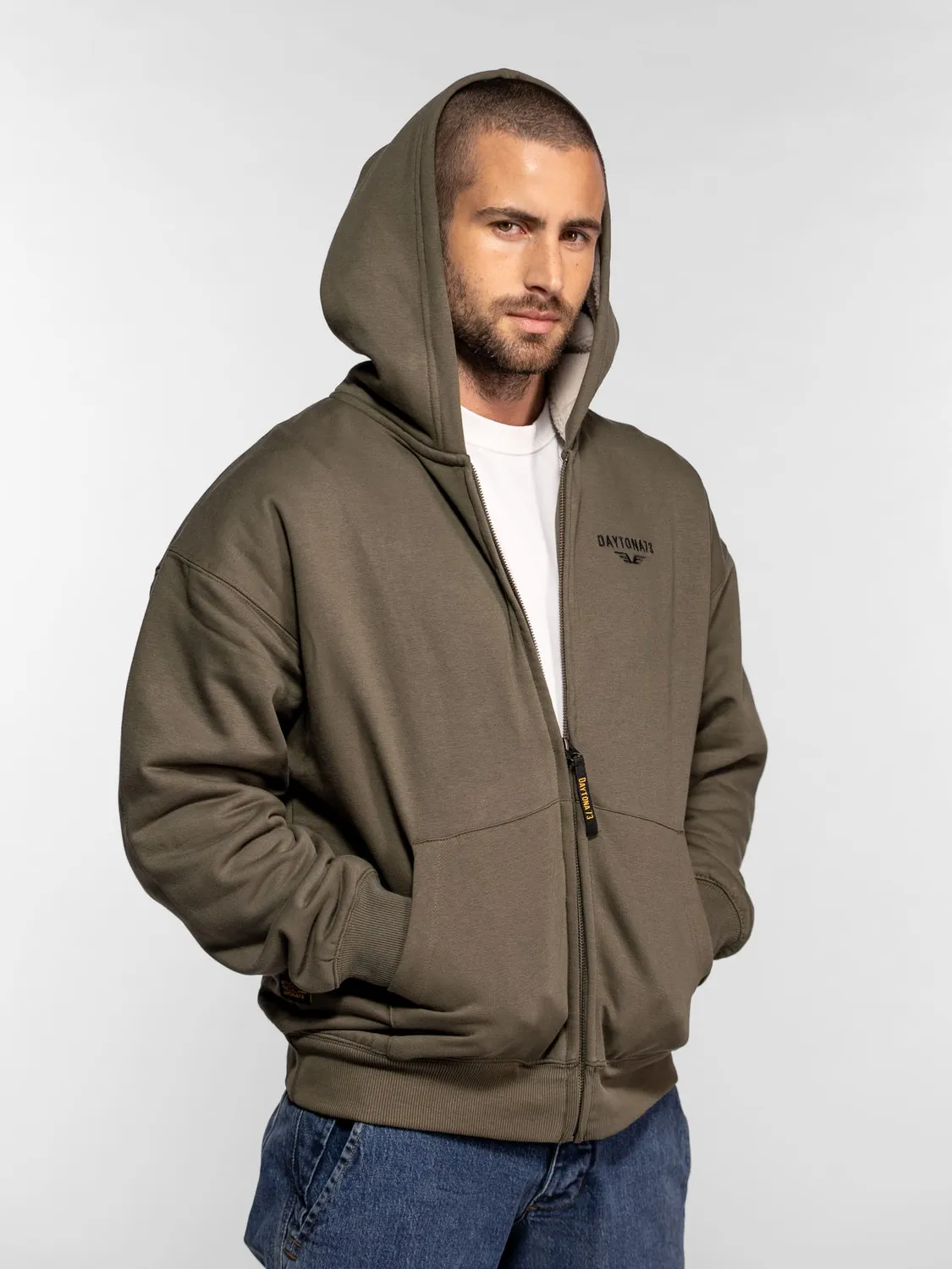 DAYTONA Chamonix sweat sherpa homme noir
